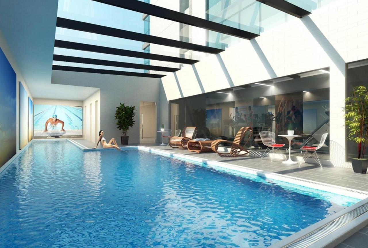 Magnificent Harbour View Skytower View Apartment In Cbd โอ๊คแลนด์ ภายนอก รูปภาพ